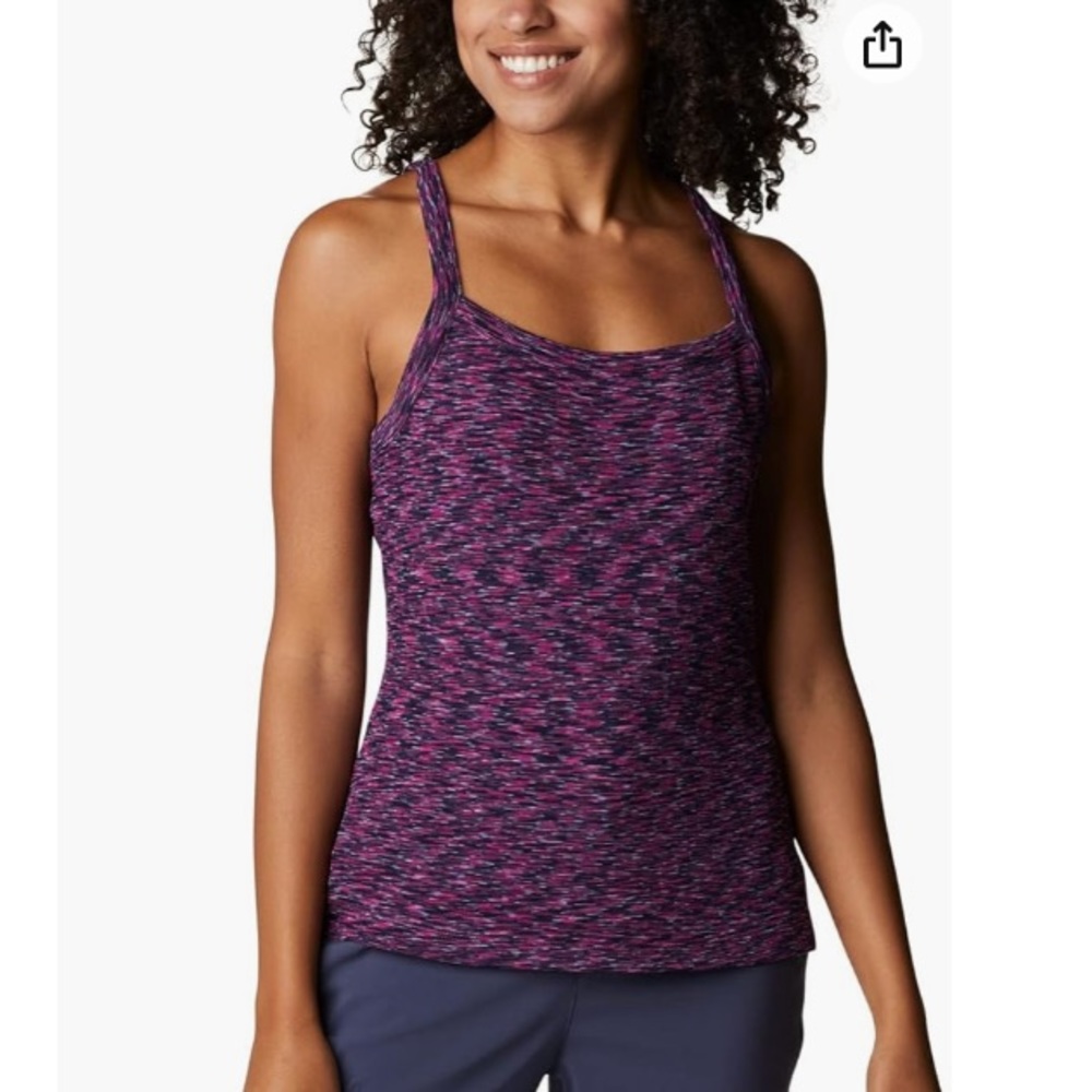 COLUMBIA | Stanley Park Tank In Wild Fuchsia Spacedye